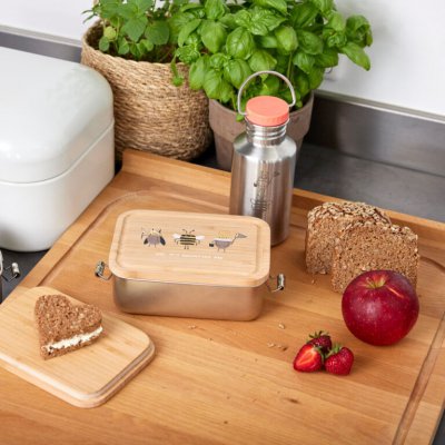 Lässig Nerezová láhev 500 ml - Nature - obrázek