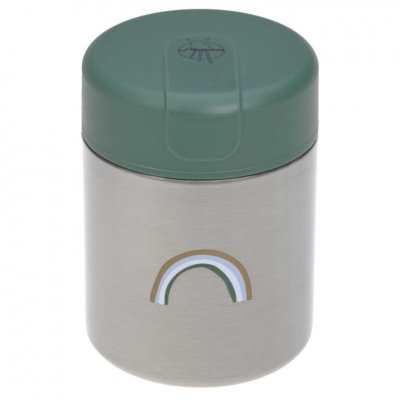Lässig Termoska Food Jar Happy Rascals 315 ml - Smile/Green - obrázek