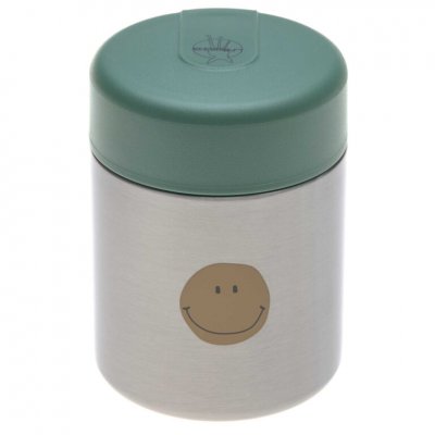 Lässig Termoska Food Jar Happy Rascals 315 ml - Smile/Green