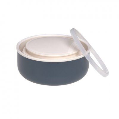 Lässig Termoska Food Jar Medium Happy Prints 350 ml - Midnight Blue - obrázek