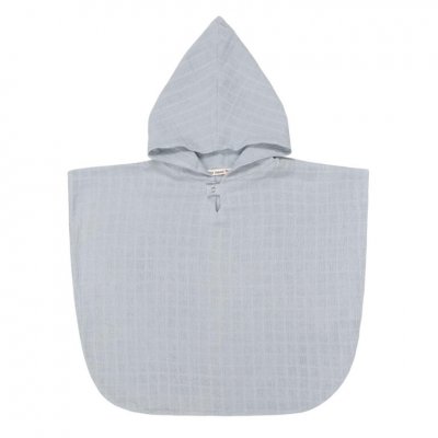 Lässig Mušelínové Pončo Dots - Powder Blue