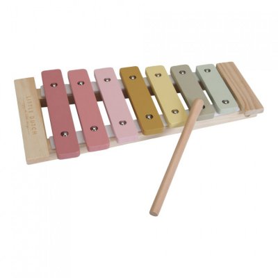 Little Dutch dřevěný xylofon - Pink