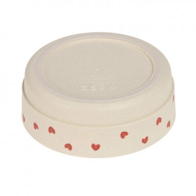 Lässig Dětská mistička z celulózy Rascals – Heart/Lavender - obrázek