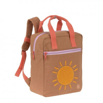 Lässig Dětský batoh Green Label Square Backpack Little One & Me Small - Caramel