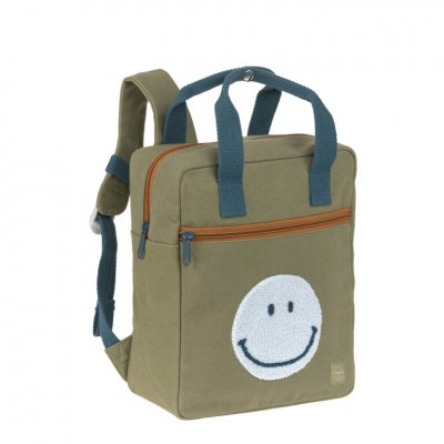 Lässig Dětský batoh Green Label Square Backpack Little One & Me Small - Olive