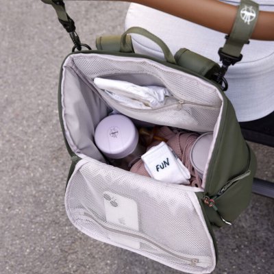 Lässig Batoh Green Label Slender Up Backpack - Olive - obrázek