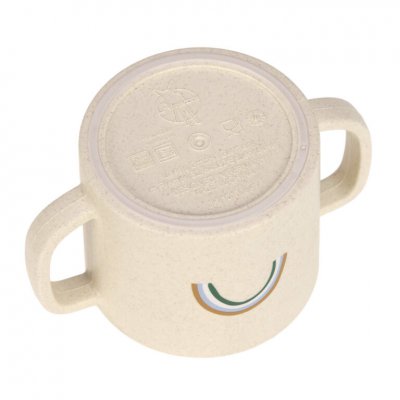 Lässig Dětský hrneček z celulózy Happy Rascals - Smile Green - obrázek