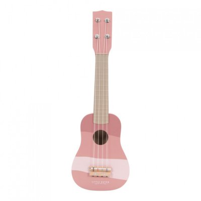 Little Dutch dřevěná kytara - Pink