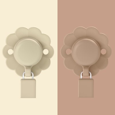 Suavinex Wonder Dudlík SX Pro fyziologický 0 - 6 m - Whitecap Gray/Cork, 2 ks - obrázek