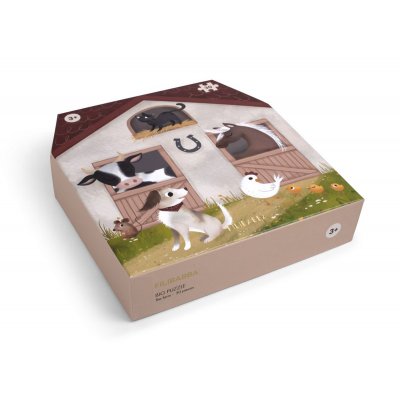 Filibabba Velké puzzle 30 ks - Magická farma  - obrázek