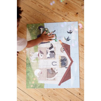 Filibabba Velké puzzle 30 ks - Magická farma  - obrázek
