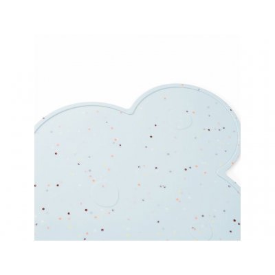 Done by Deer Silikonové prostírání Confetti - Modré - obrázek