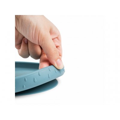 Done by Deer Stick and Stay Jídelní set Deer Friends - Modrý - obrázek