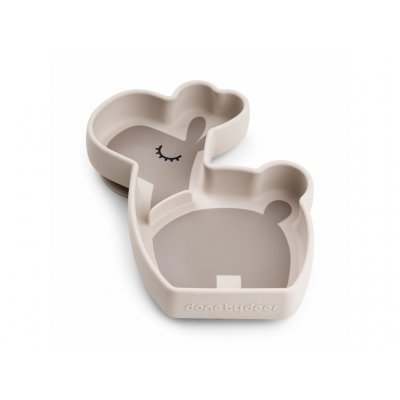 Done by Deer Stick and Stay Silikonový talíř Lalee - Pískový - obrázek