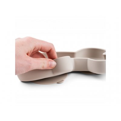 Done by Deer Stick and Stay Silikonový talíř Lalee - Pískový - obrázek