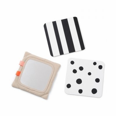 Done by Deer Dětské kontrastní karty s držákem - Deer friends