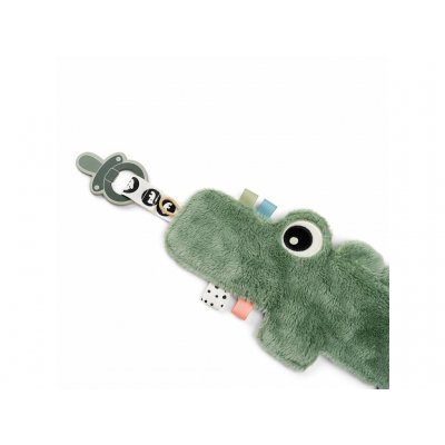 Done by Deer Držátko na dudlík/přítulka Croco - Zelené - obrázek