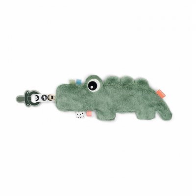 Done by Deer Držátko na dudlík/přítulka Croco - Zelené