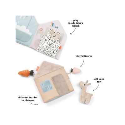 Done by Deer Měkká knížka Lalee - Domeček - obrázek