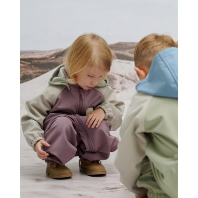 Leokid Softshellový overal Color Block - Minnow Pink, vel. 74 (9 - 12 měsíců) - obrázek