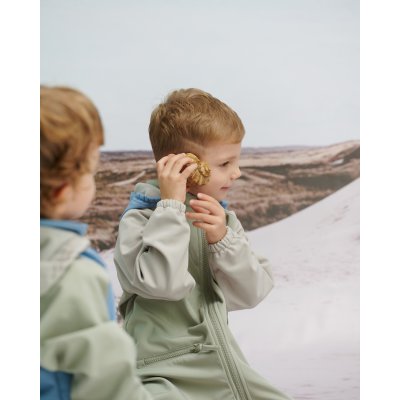 Leokid Softshellový overal Color Block - Wood Sage, vel. 80 (12 - 18 měsíců) - obrázek