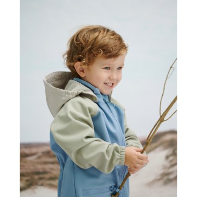 Leokid Softshellový overal Color Block - Blue Cape, vel. 86 (18 - 24 měsíců) - obrázek