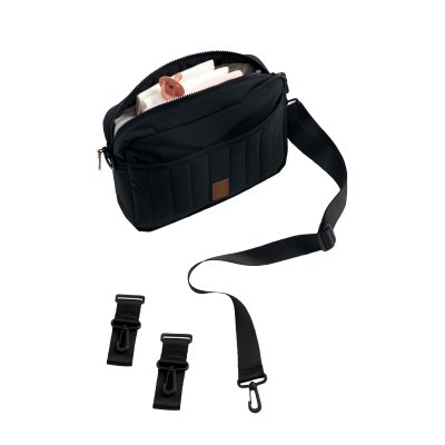 Leokid Organizér na kočárek - Black Pebble - obrázek