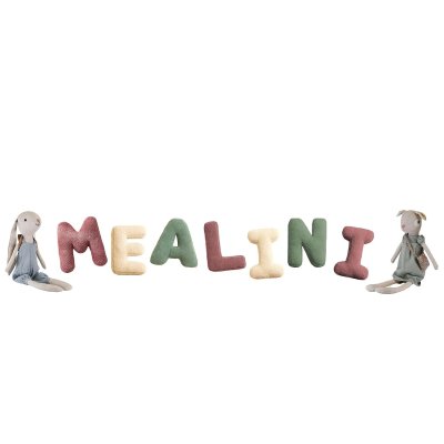 Mealini Plyšové písmeno I - Růžové - obrázek