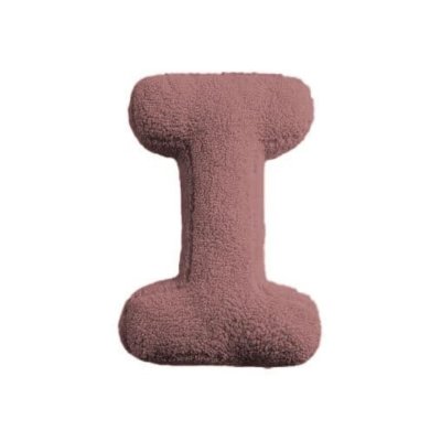 Mealini Plyšové písmeno I - Růžové