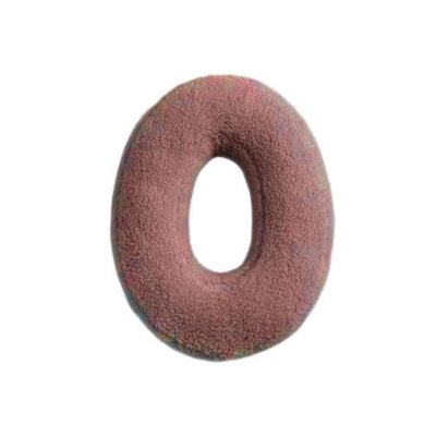 Mealini Plyšové písmeno O - Růžové