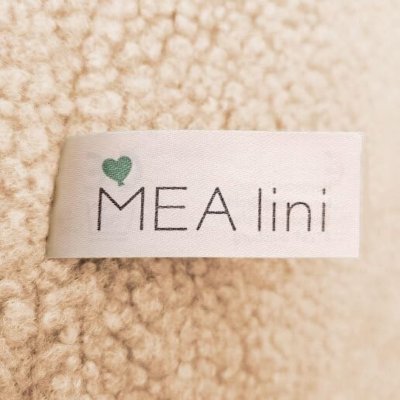 Mealini Plyšové písmeno N - Krémové - obrázek