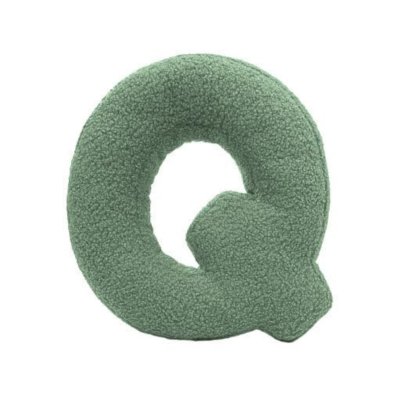 Mealini Plyšové písmeno Q - Zelené