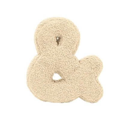 Mealini Plyšový znak & - Krémový