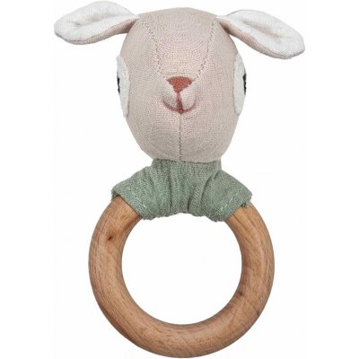 Mealini Chrastítko s dřeveným kroužkem - Srnečka Hedda