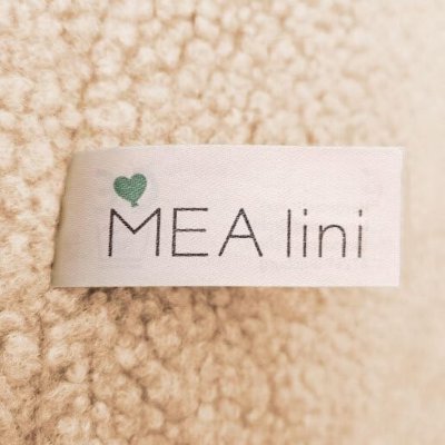 Mealini Plyšové písmeno T - Krémové - obrázek