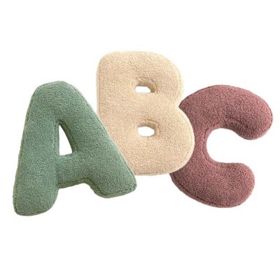 Mealini Plyšové písmeno A - Zelené - obrázek