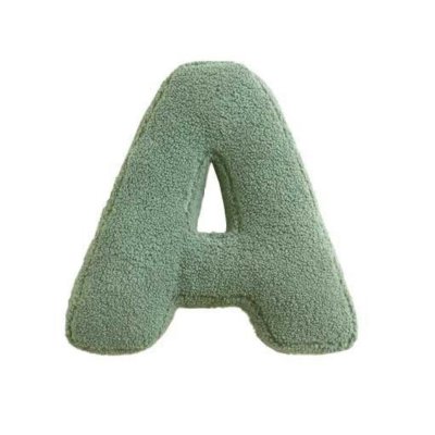Mealini Plyšové písmeno A - Zelené