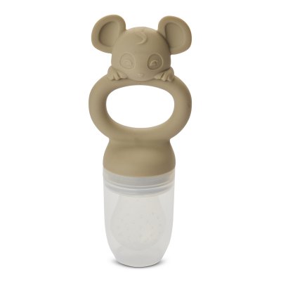 Nuuroo Lauge Silikonové ovocné kousátko - Cobblestone