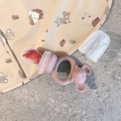 Nuuroo Lauge Náhradní dudlík ke kousátku 2 ks - Transparent 4m+ - obrázek