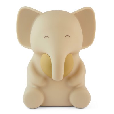 Nuuroo Sigge Silikonové noční světlo Elephant - Cream