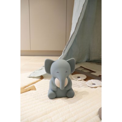 Nuuroo Sigge Silikonové noční světlo Elephant - Lead - obrázek