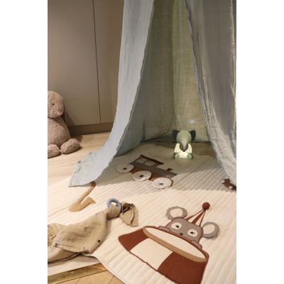 Nuuroo Sigge Silikonové noční světlo Elephant - Lead - obrázek