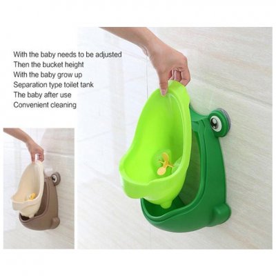 Baby Yuga dětský pisoár žába - Světle zelený - obrázek