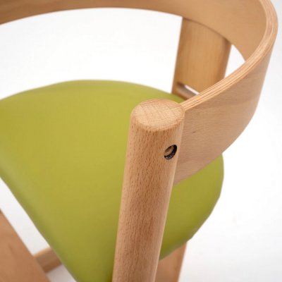 Reemy Grow Dřevěná židlička - Zelená - obrázek
