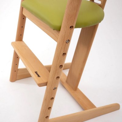 Reemy Grow Dřevěná židlička - Zelená - obrázek