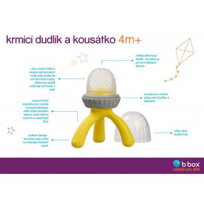 b.box Krmící dudlík a kousátko - Světle fialová - obrázek