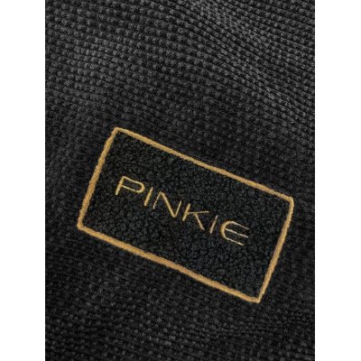 Pinkie Fusak slabší s podélnými otvory Fur Teddy - Black - obrázek