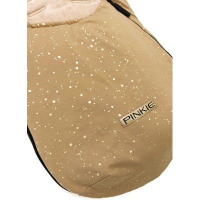 Pinkie Fusak s podélnými otvory Shine Gold 0 - 12 m - Camel - obrázek