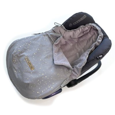 Pinkie Fusak s podélnými otvory Shine Gold 0 - 12 m - Camel - obrázek