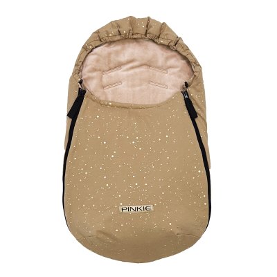 Pinkie Fusak s podélnými otvory Shine Gold 0 - 12 m - Camel